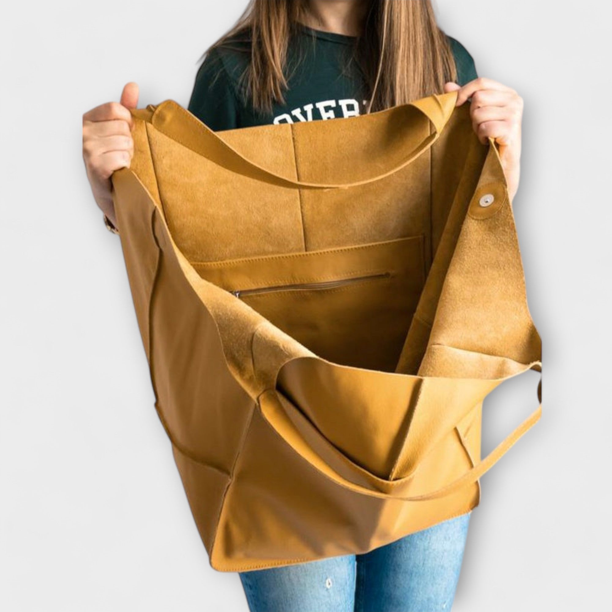 Women's Oversized Faux Leather Hobo Bag