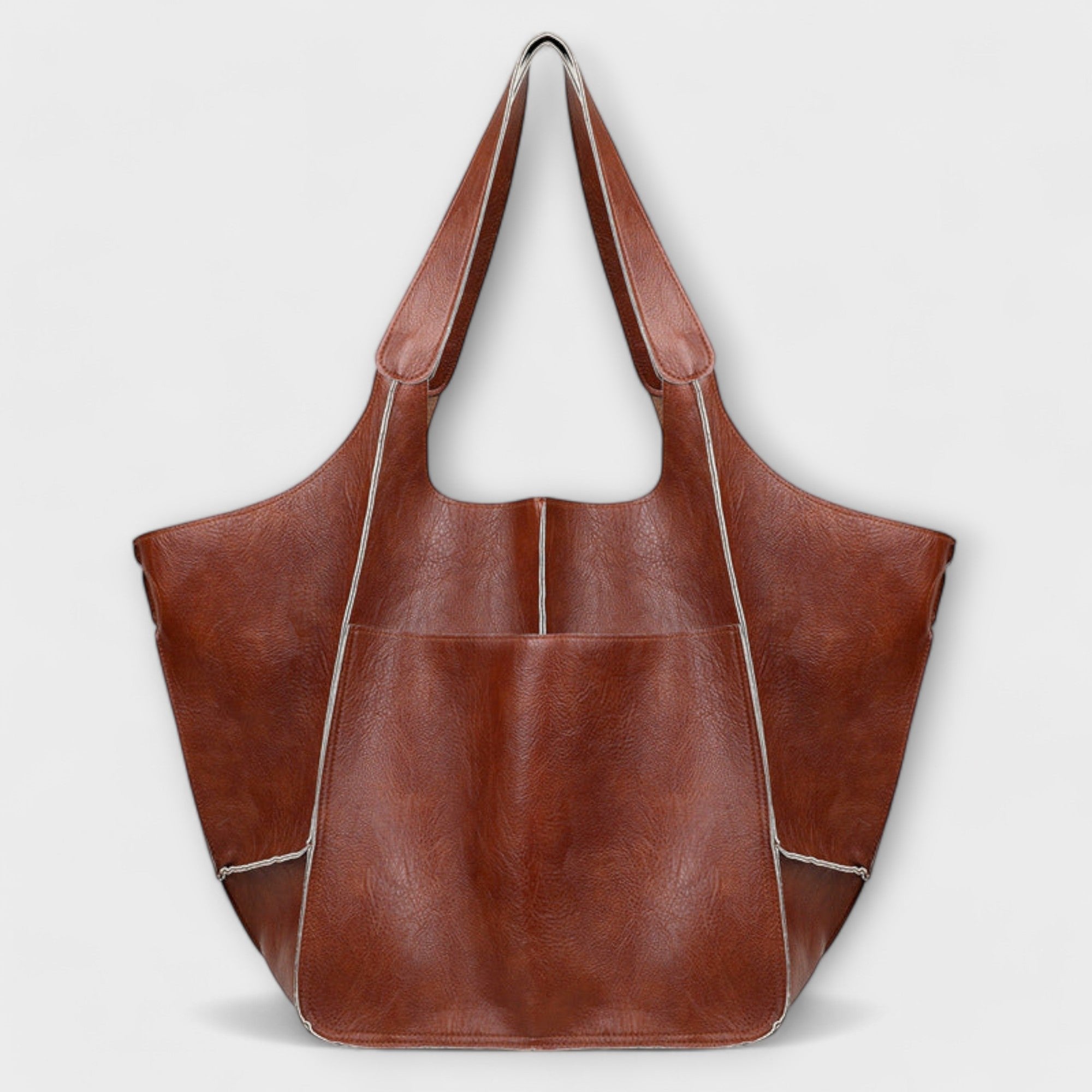 Women's Oversized Faux Leather Hobo Bag