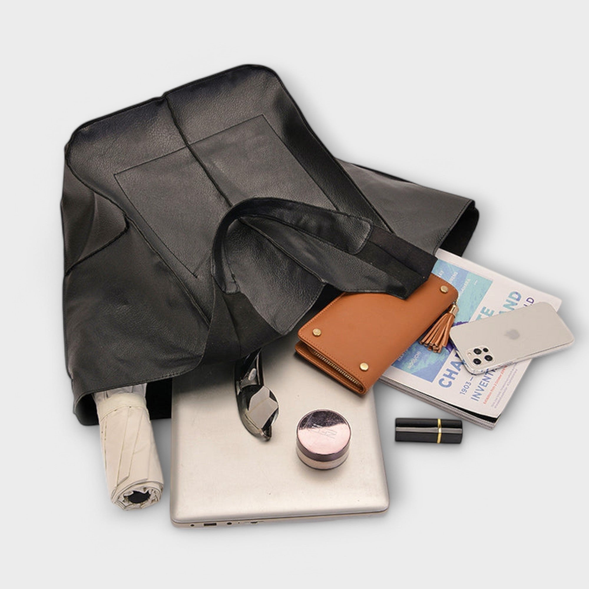 Women's Oversized Faux Leather Hobo Bag