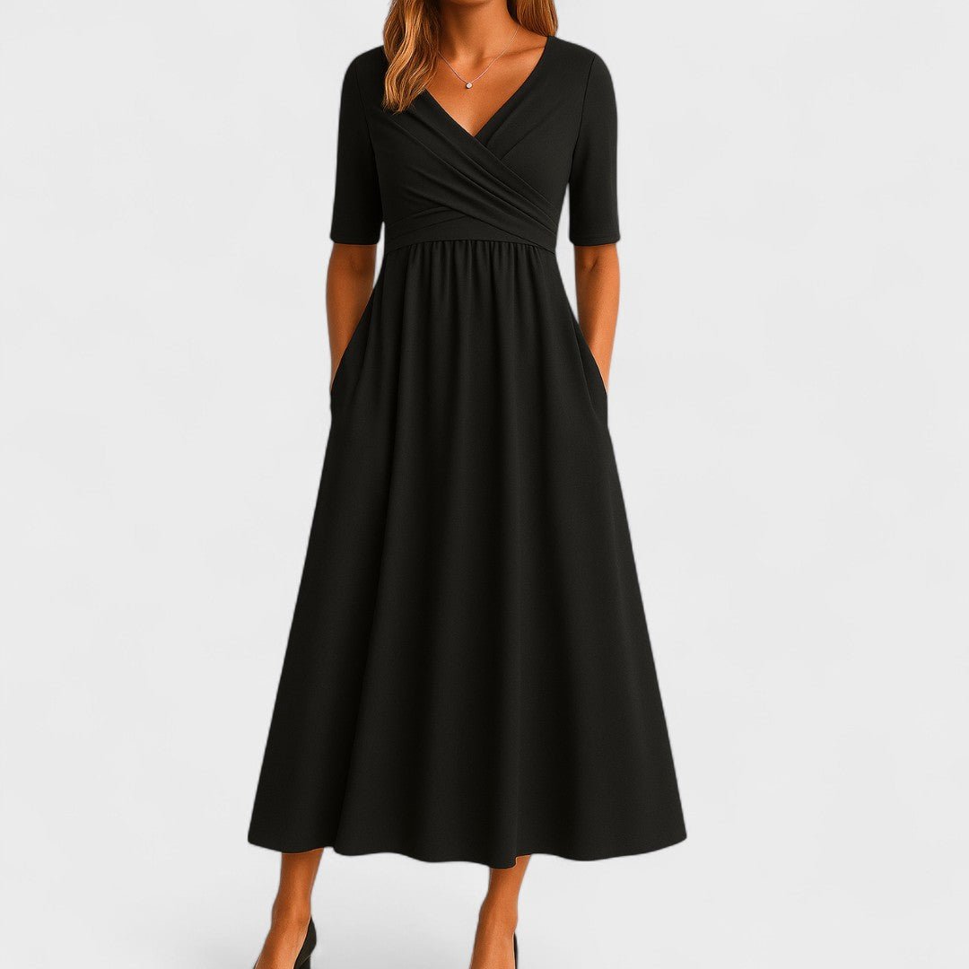 Women's Wrap Maxi Dress - Black (Almost Sold Out)