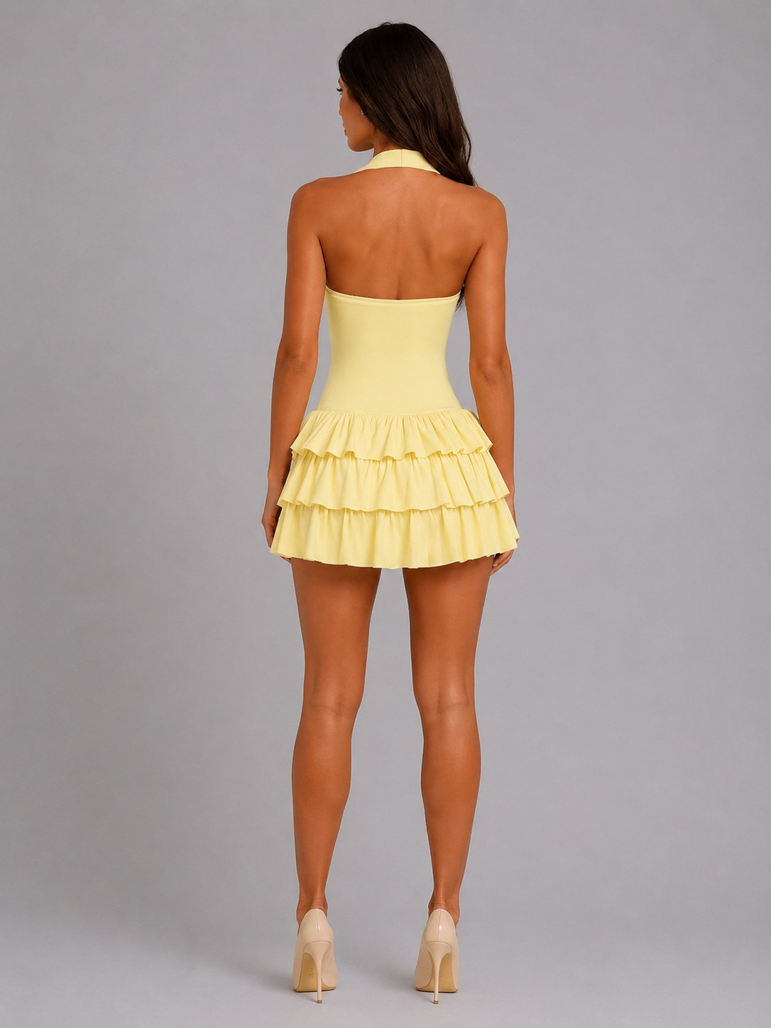 Women's Halter Mini Dress