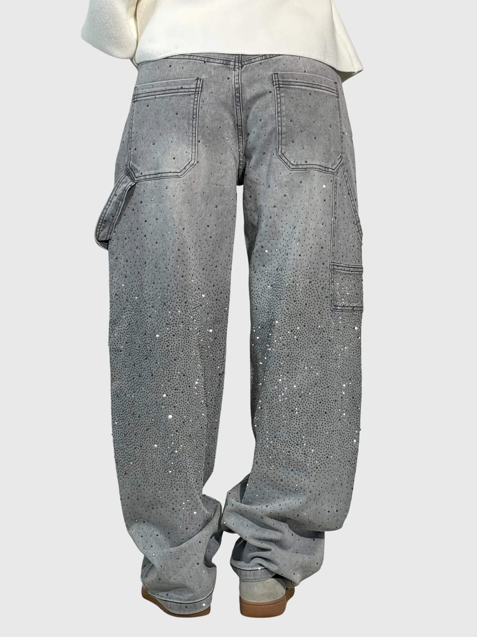 Women's Wide-Leg Cargo Jeans