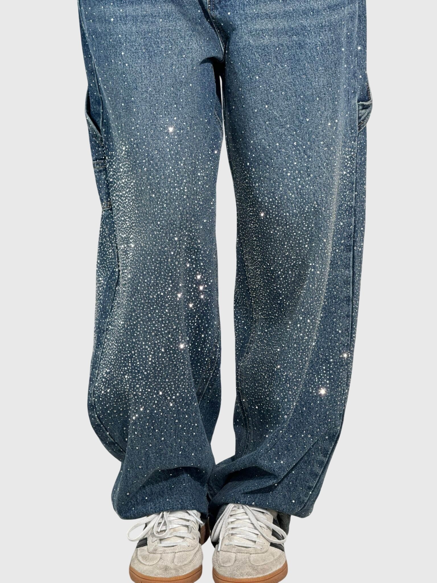 Women's Wide-Leg Cargo Jeans