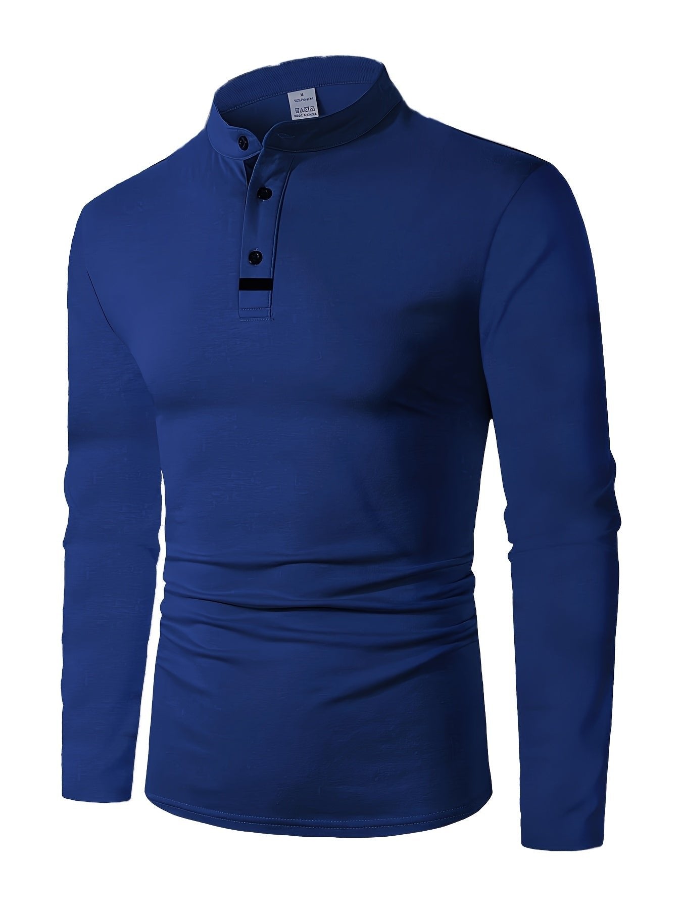 Men's Heathered Jersey Henley