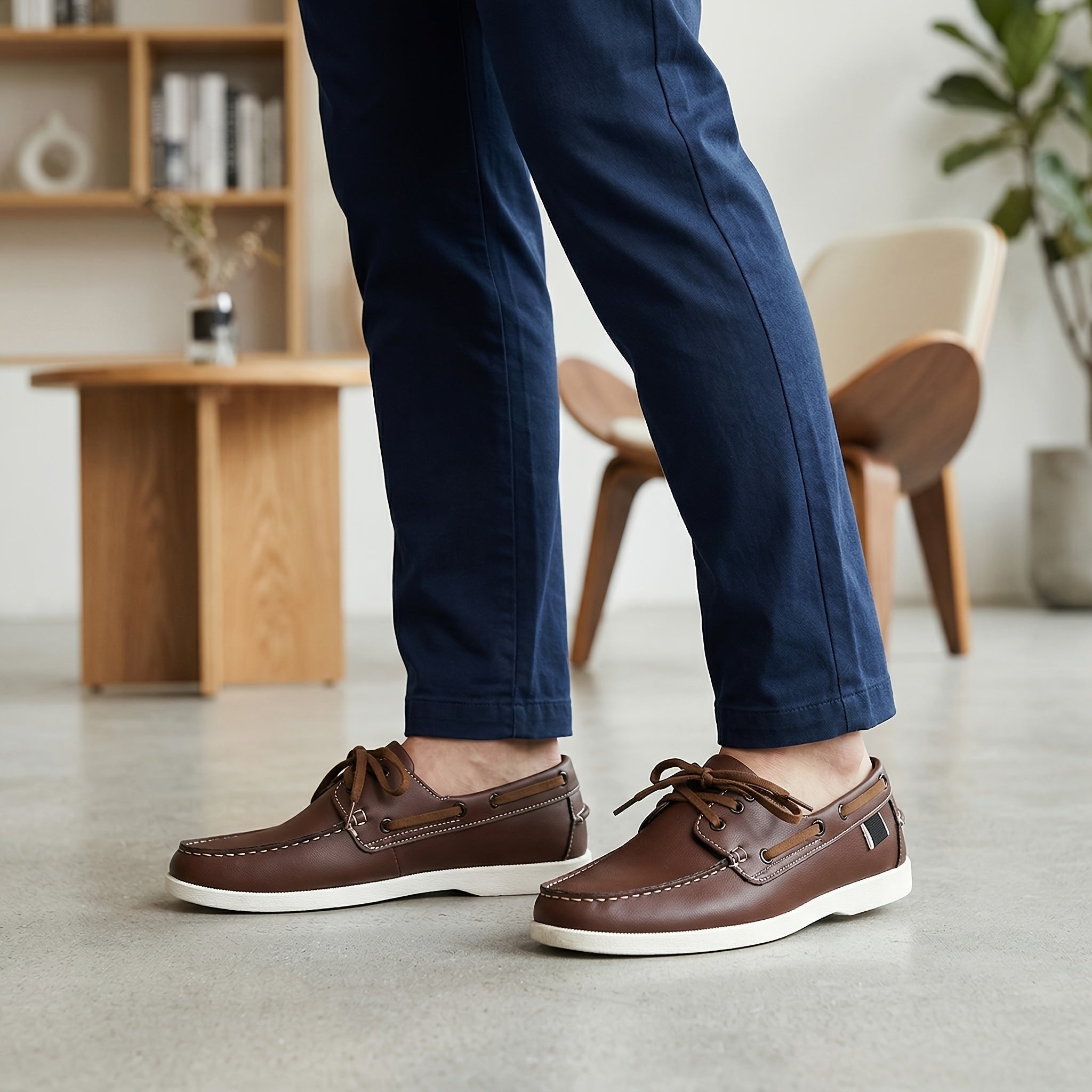 Men's Leather Boat Shoes