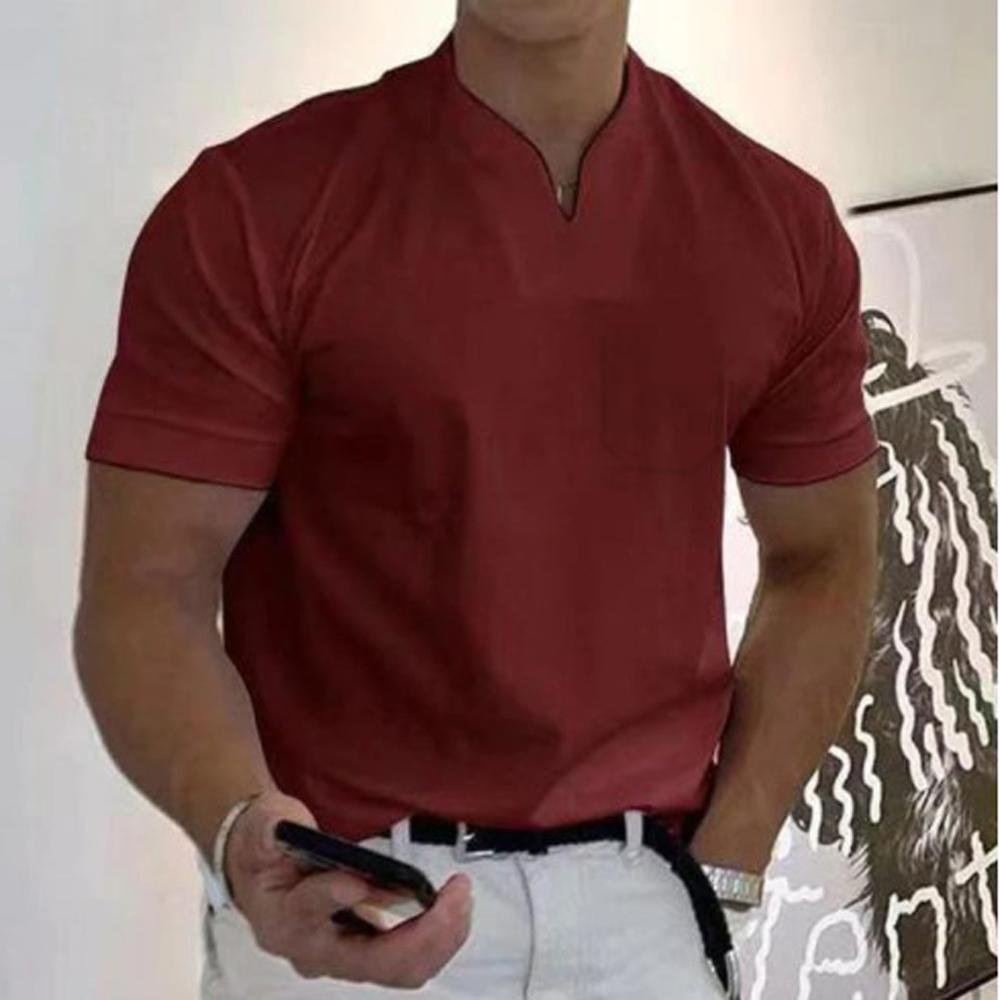 Men's Slim V-Neck T-Shirt
