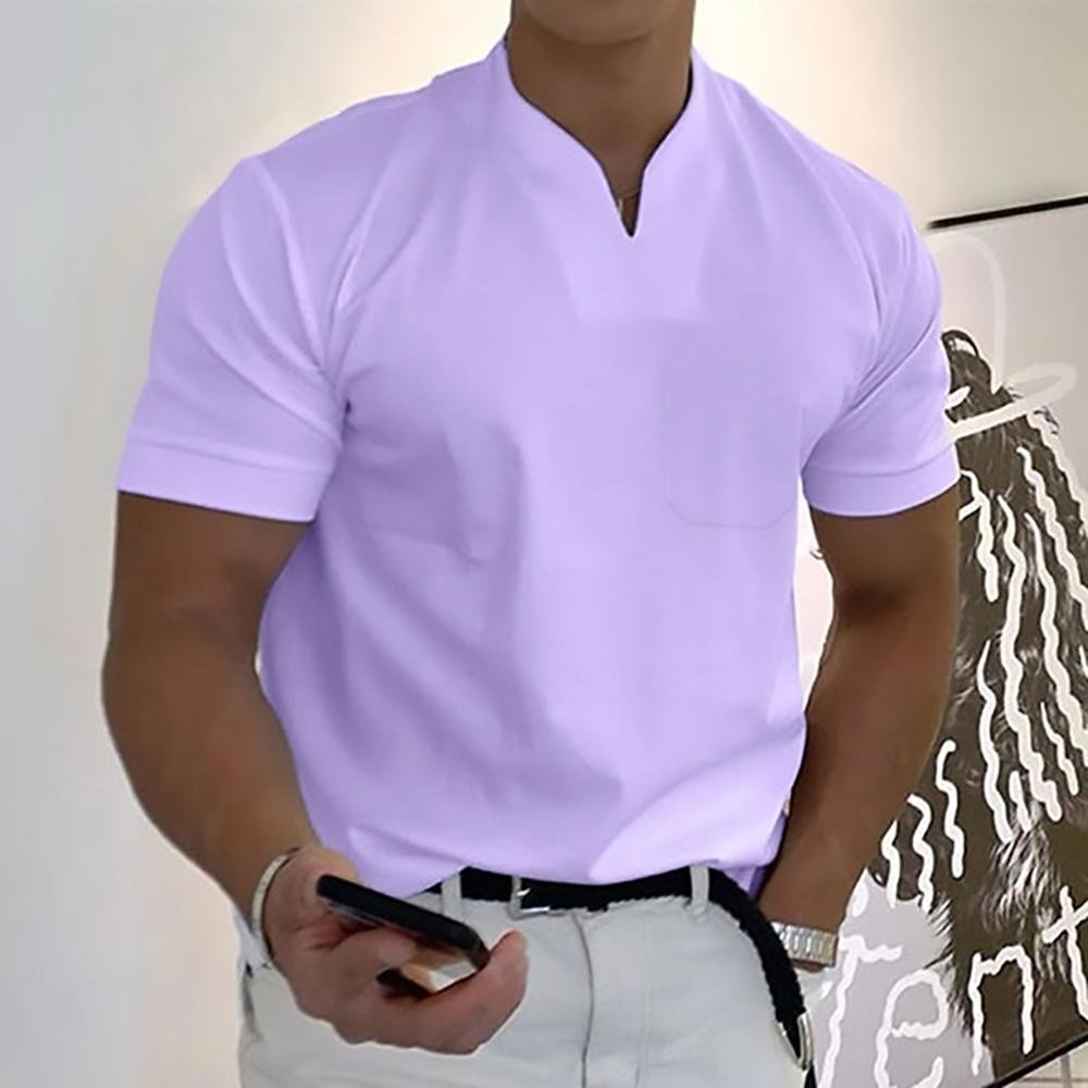 Men's Slim V-Neck T-Shirt