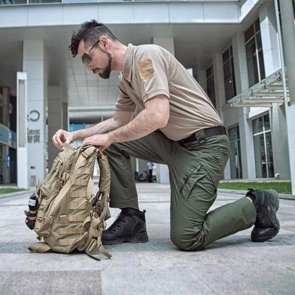 Men's Straight Cargo Pants