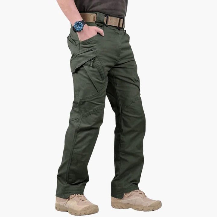 Men's Straight Cargo Pants - Green