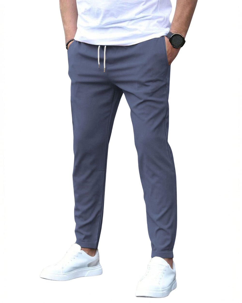Men's Tapered Knit Joggers - Blue