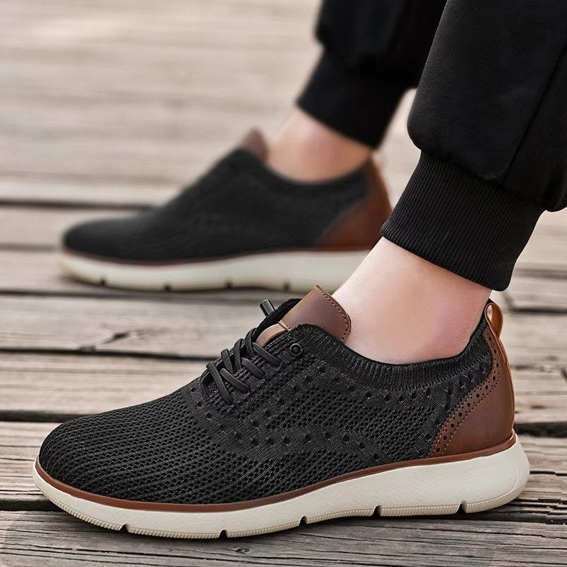 Men's Knit Derby Sneakers