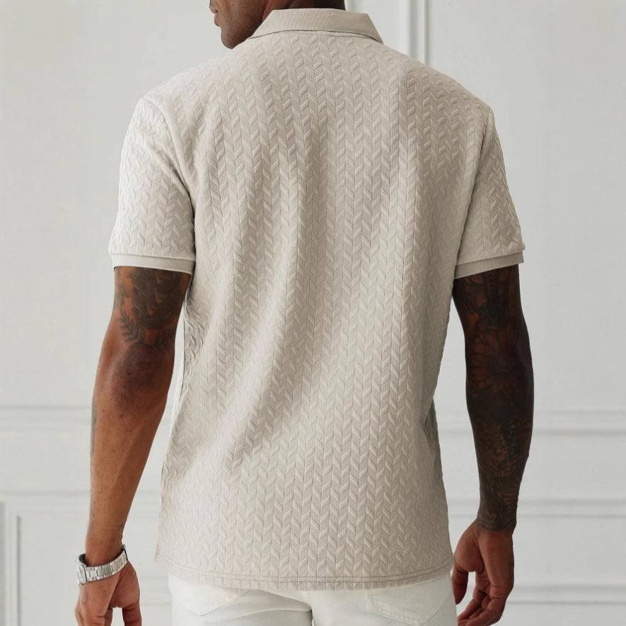 Men's Knit Polo Shirt