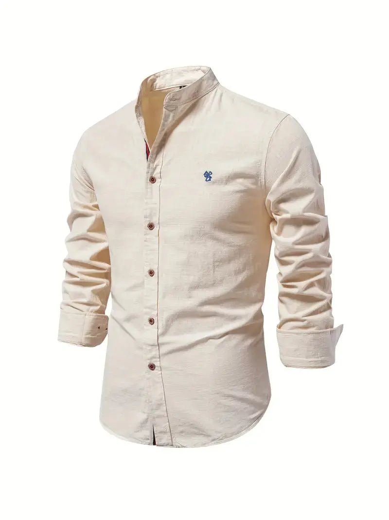Men's Slim Fit Shirt - Apricot