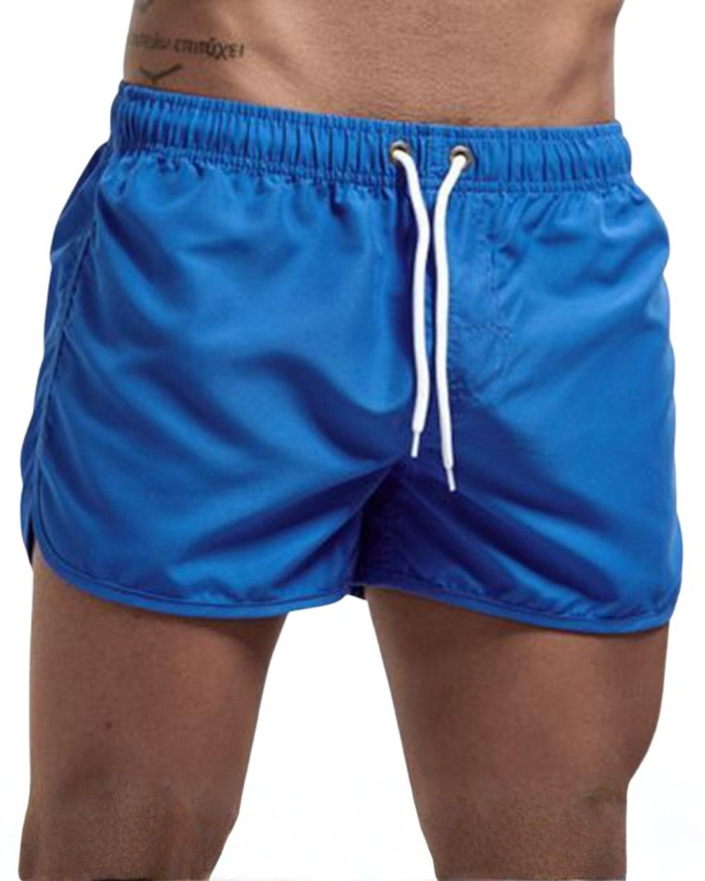 Men's Slim Swim Trunks - Blue