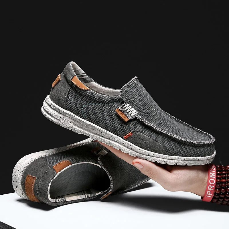 Men's Slip-On Loafers - Grey