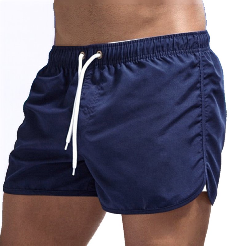 Men's Slim Board Shorts - Navy Blue