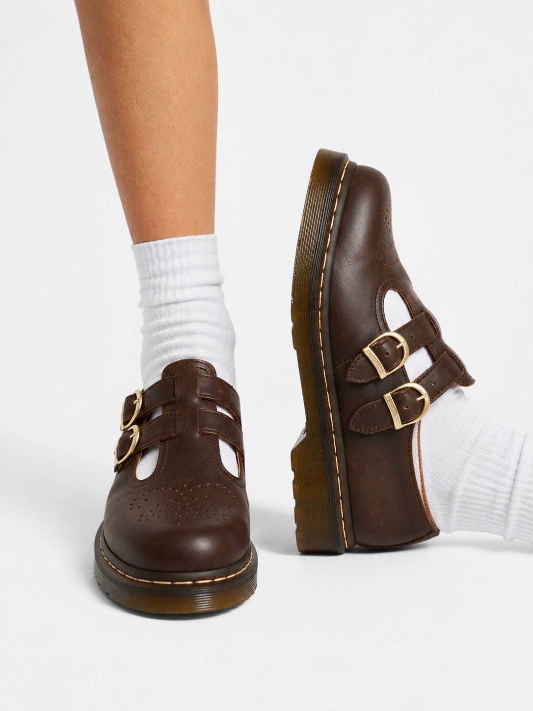 Women's Leather Mary Jane Shoes