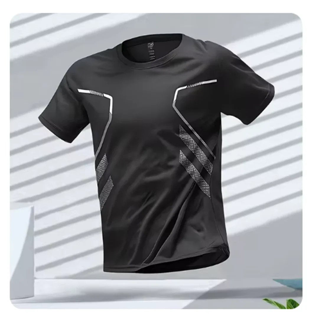 Men's Athletic Gym T-Shirt - Black