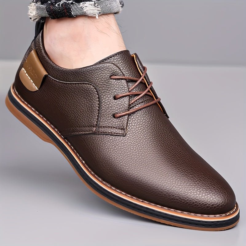 Men's Leather Derby Shoes