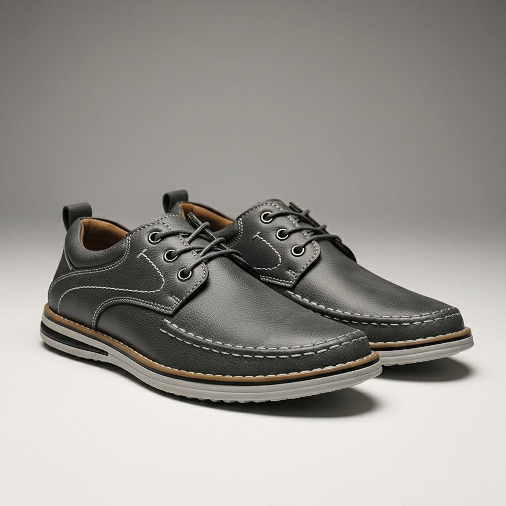 Men's Leather Derby Shoes