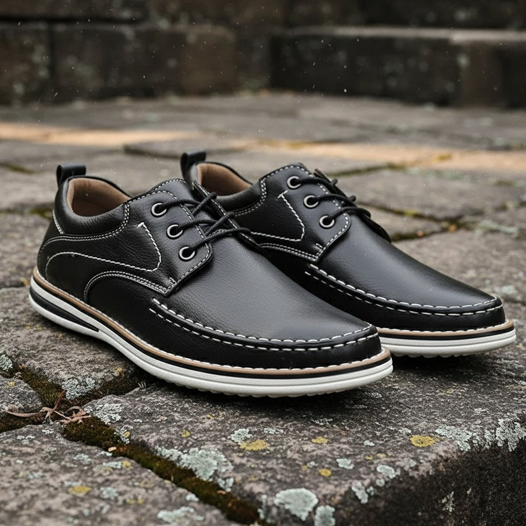Men's Leather Derby Shoes
