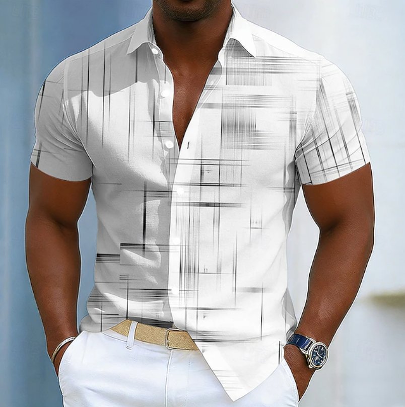 Men's Slim Party Shirt - White