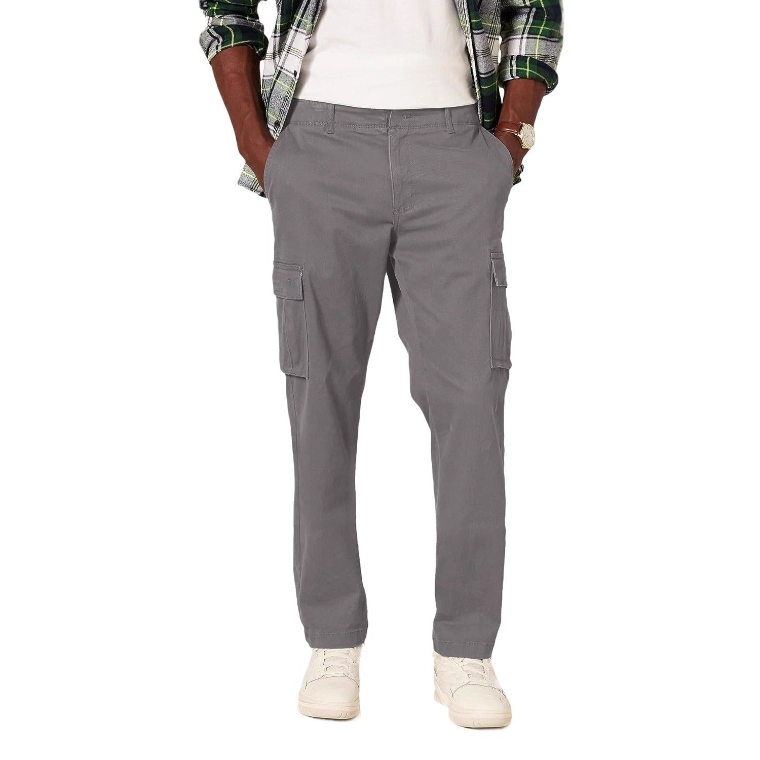 Men's Cotton Twill Cargo Pants - M