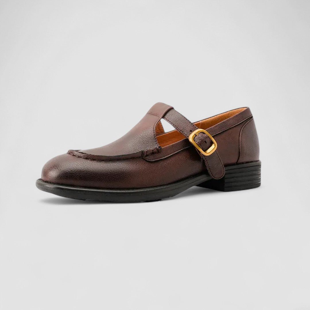 Women's Leather T-Strap Mary Janes
