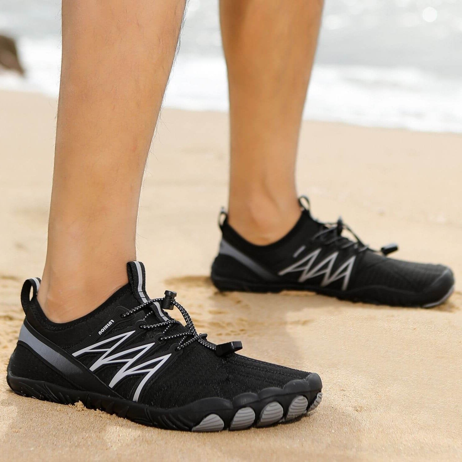 Unisex Beach Water Shoes - Black