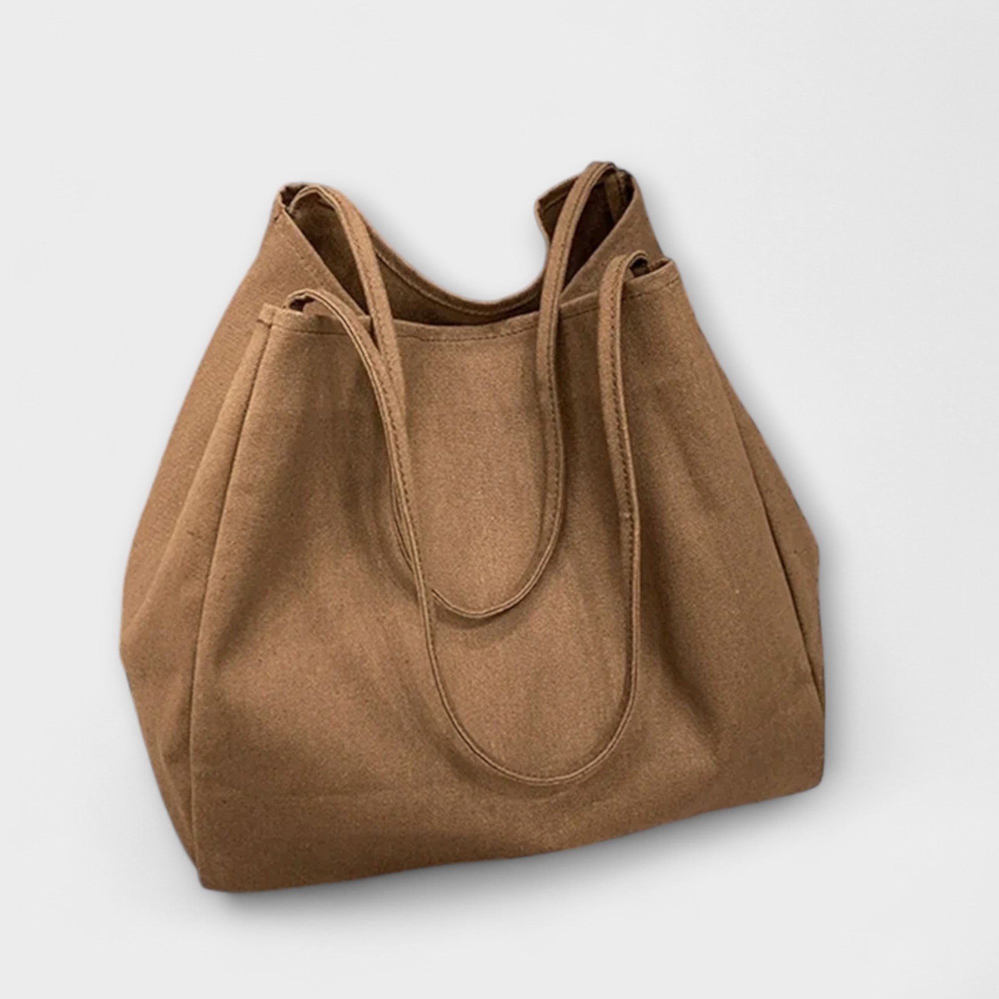 Women's Oversized Hobo Bag - Brown