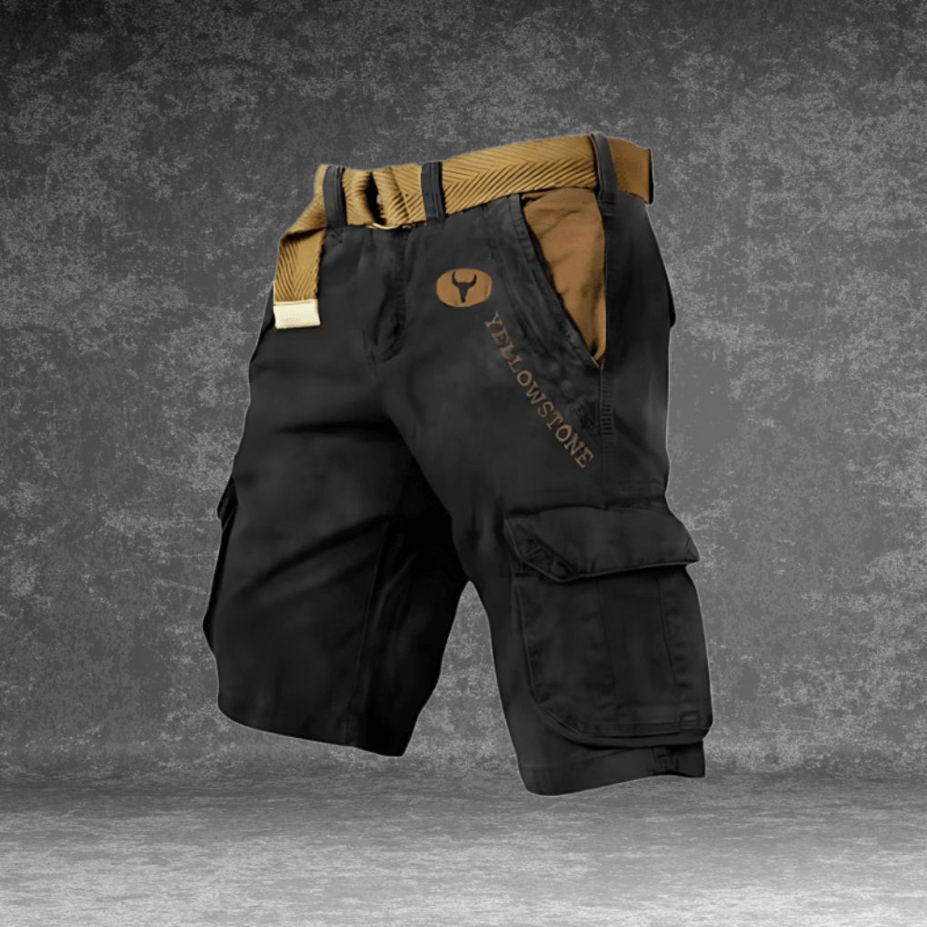 Men's Cargo Shorts - Black