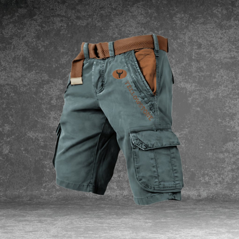 Men's Cargo Shorts - Blue