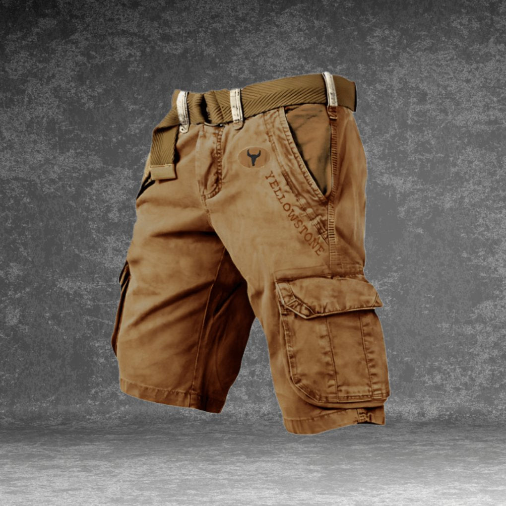 Men's Cargo Shorts - Brown