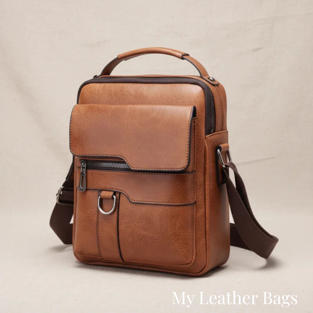 Men's Leather Crossbody Bag
