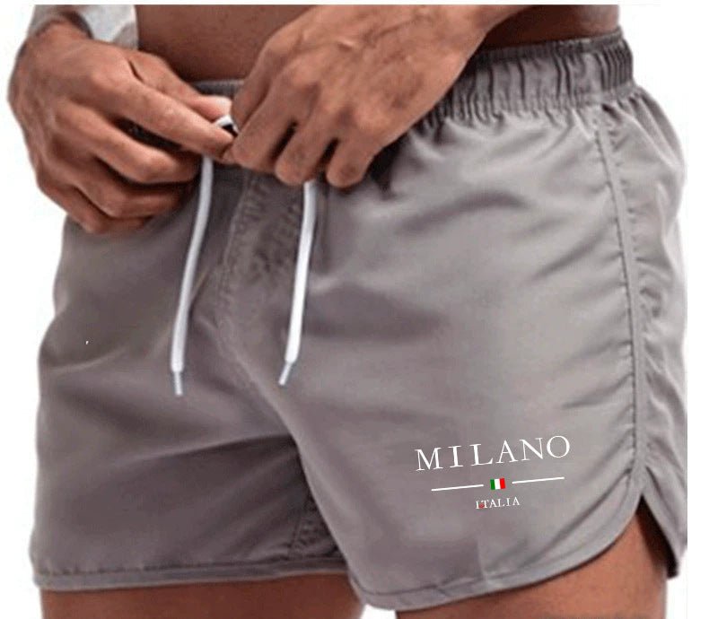 Men's Slim Quick-Dry Swim Shorts - Grey