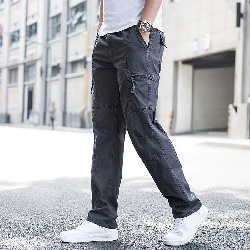 Men's Straight-Leg Cargo Pants - Navy