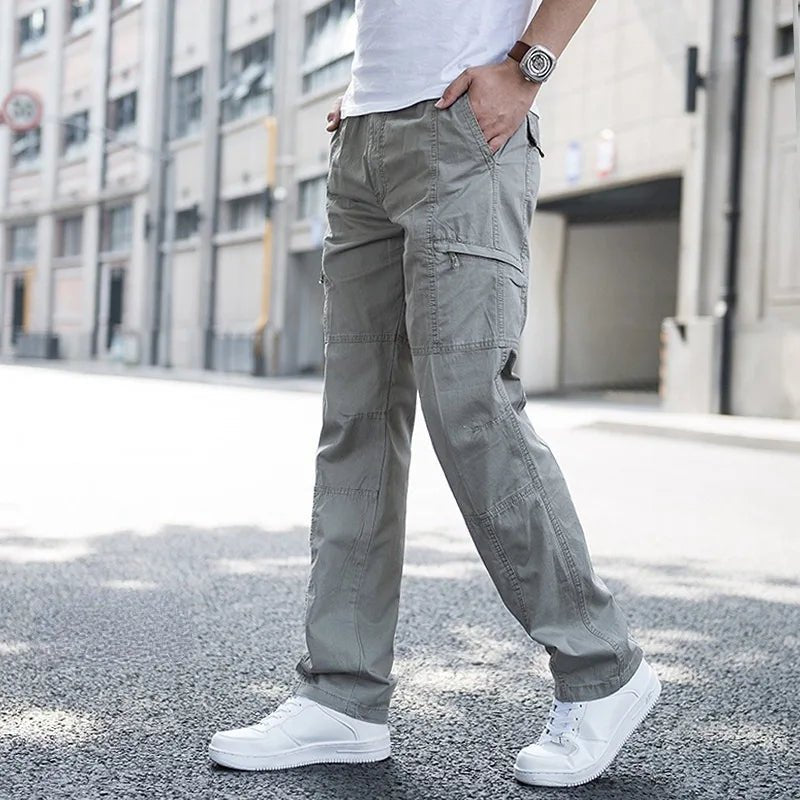 Men's Straight-Leg Cargo Pants - Slate