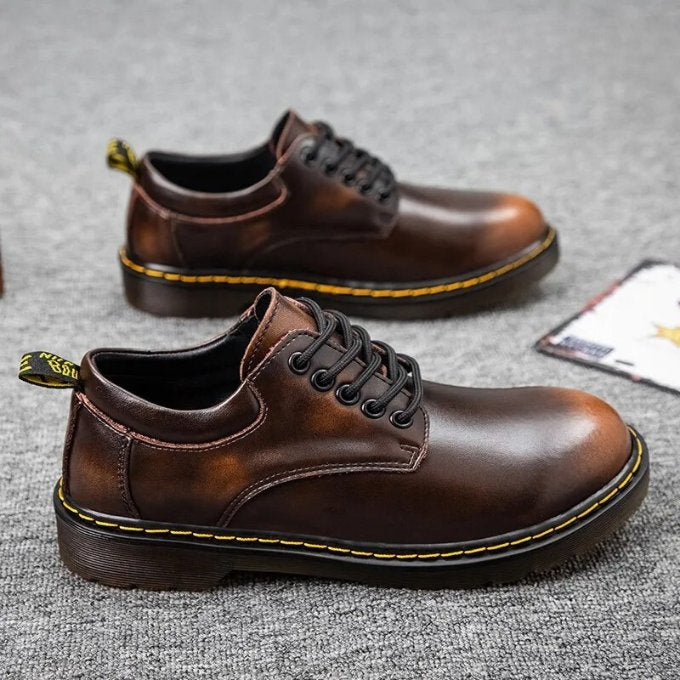 Unisex Leather Oxford Shoes