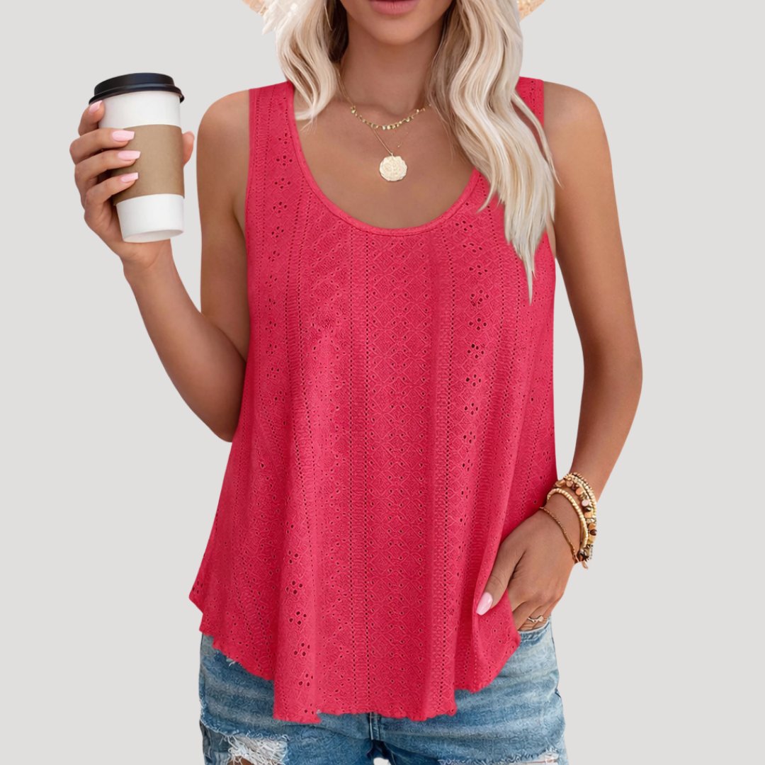 Women's Tank Top - Rose Red