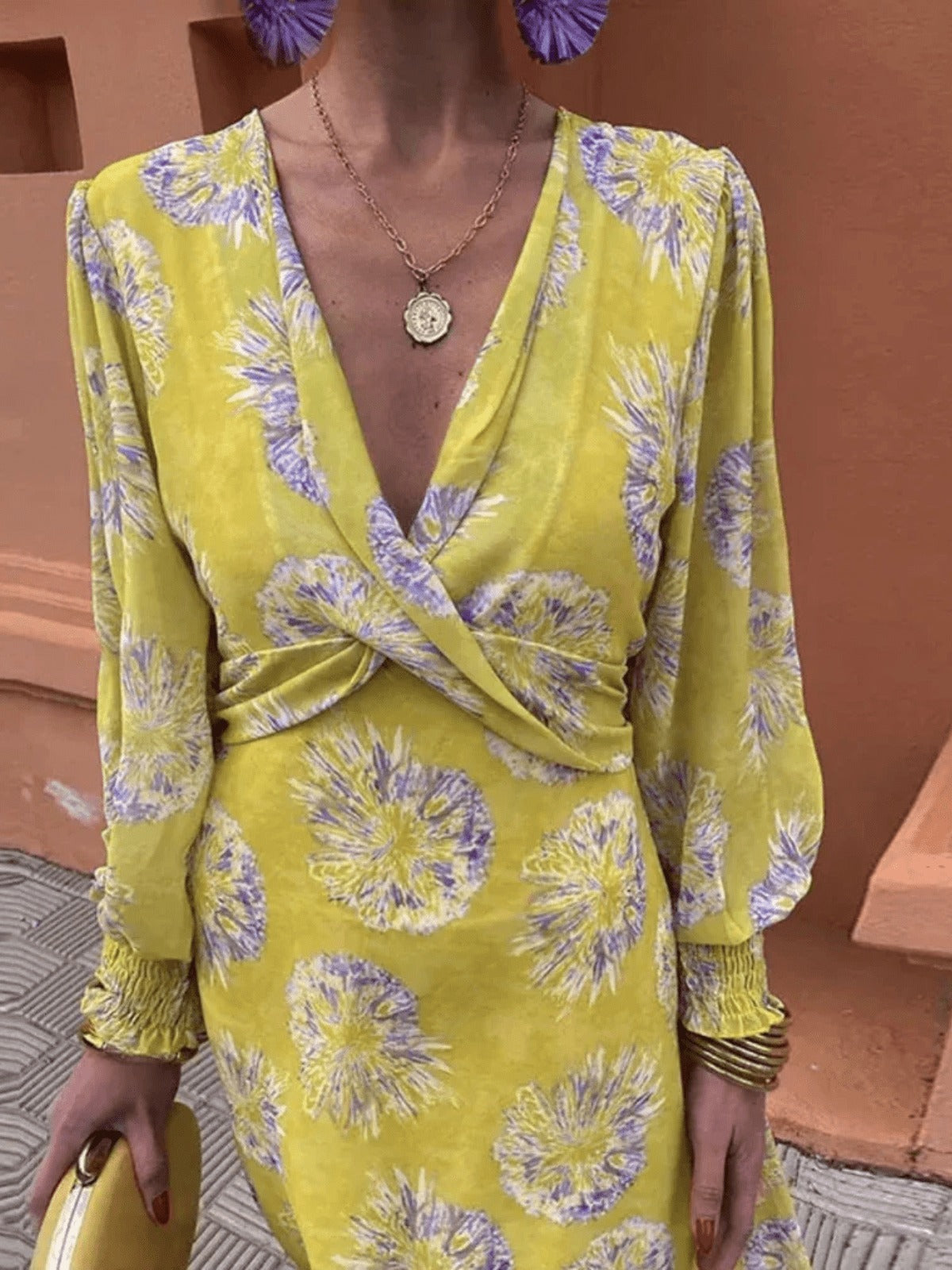 Floral Wedding Guest Maxi Dress