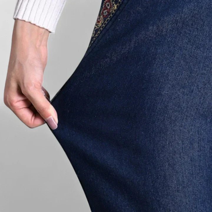 Women's High-Waisted Slim Jeans