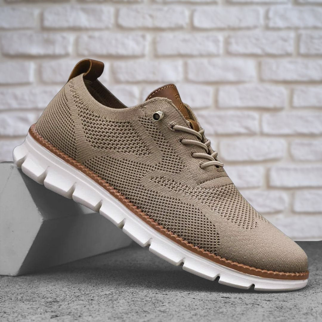 Men's Knit Lace-Up Sneakers