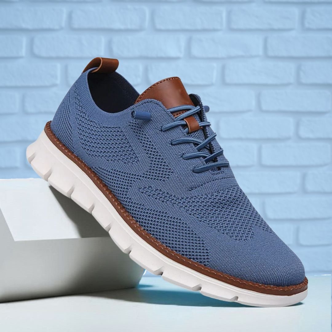 Men's Knit Lace-Up Sneakers