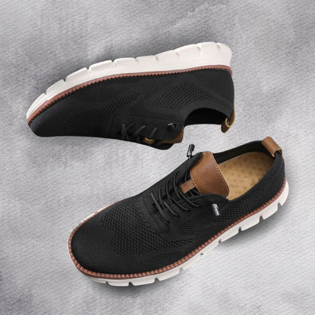 Men's Knit Lace-Up Sneakers