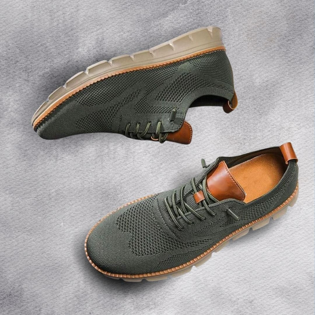 Men's Knit Lace-Up Sneakers