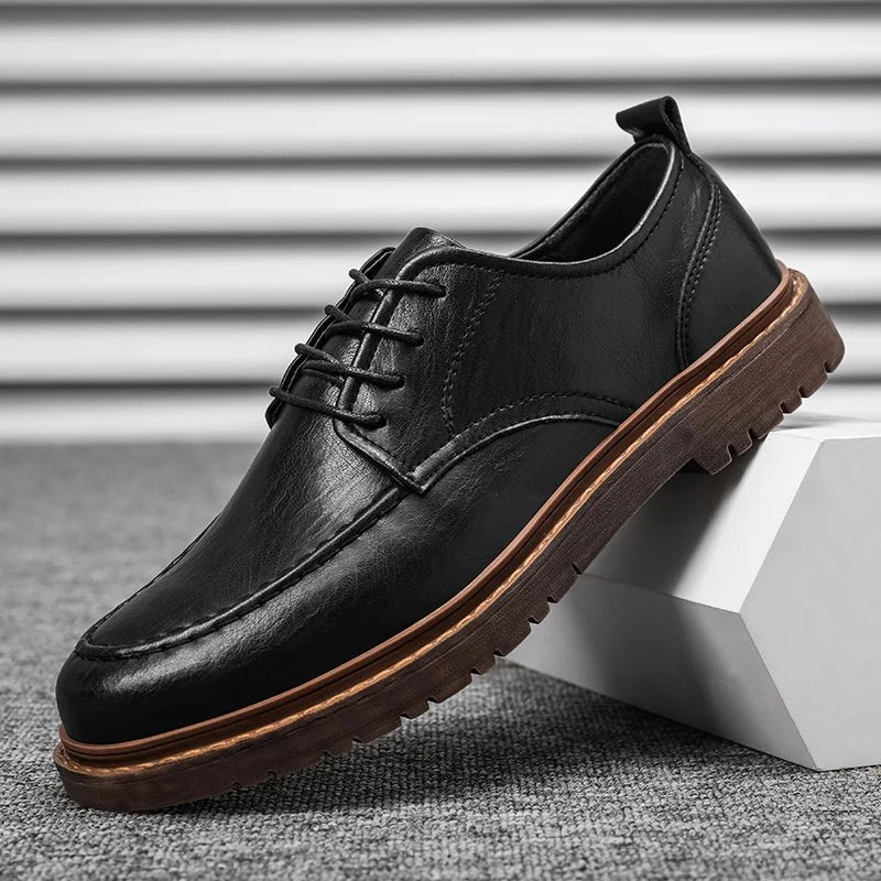 Men's Leather Derby Shoes