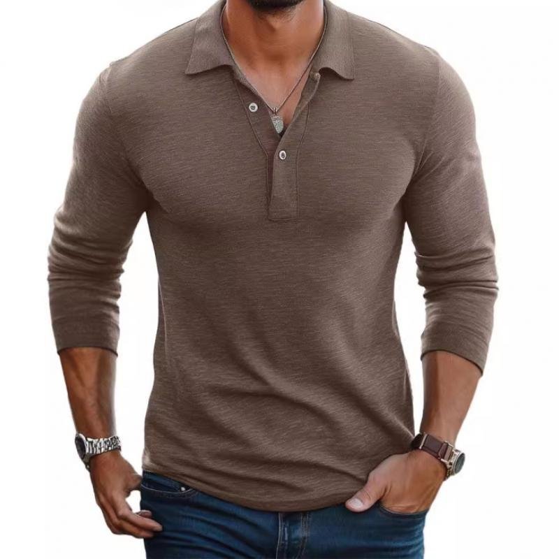 Men's Slim-Fit Polo Shirt - Camel