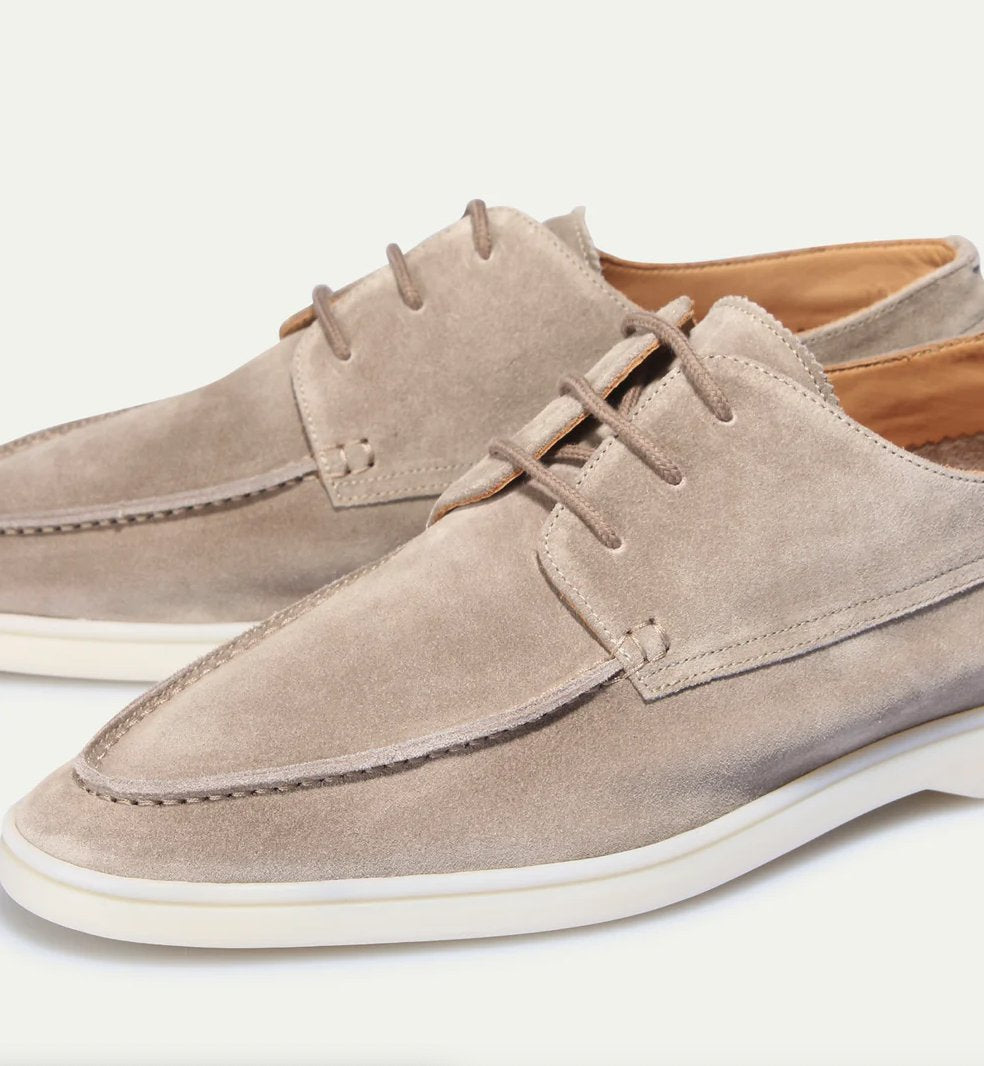 Men's Suede Derby Shoes