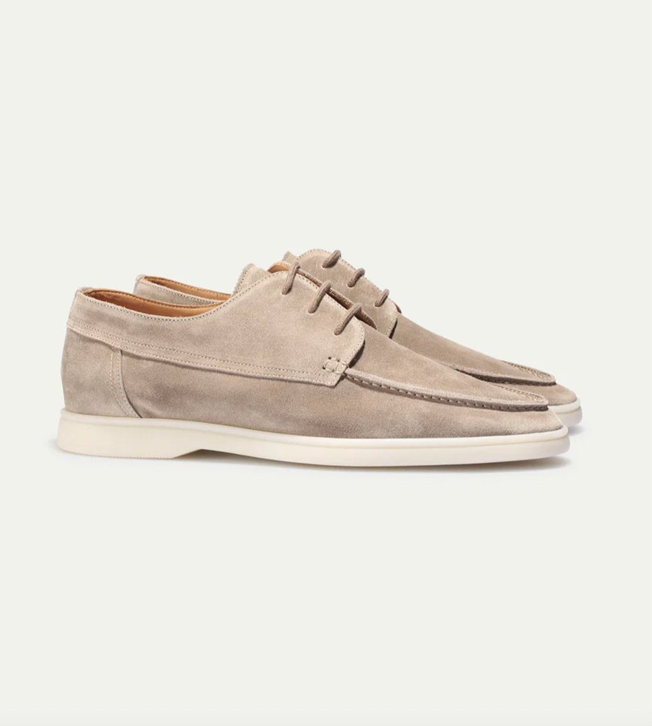 Men's Suede Derby Shoes