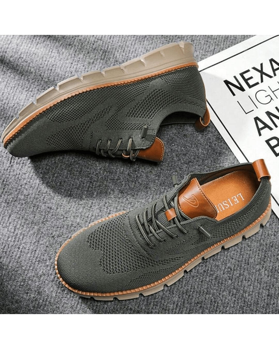 Men's Knit Oxford Sneakers